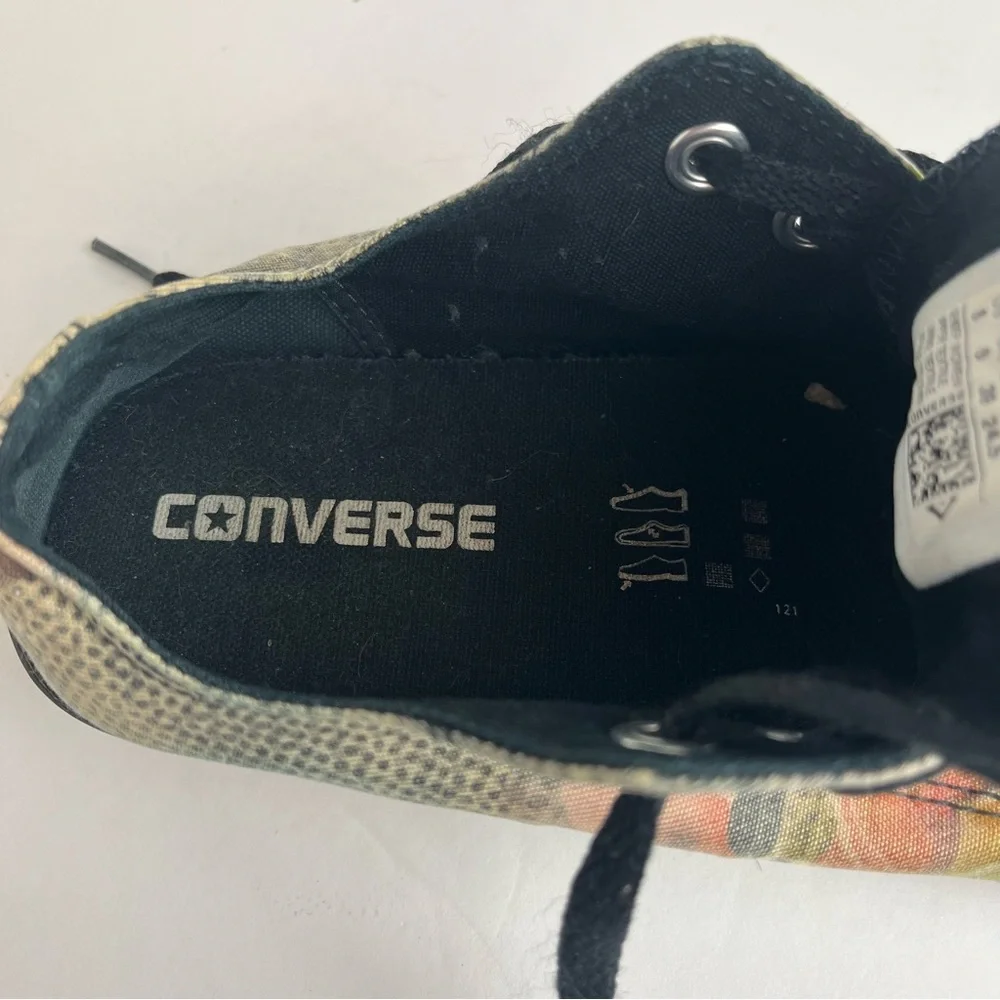 Converse All Star Digital Rose Multicolor Low-Top Sneakers Women’s Sz 8 Boho